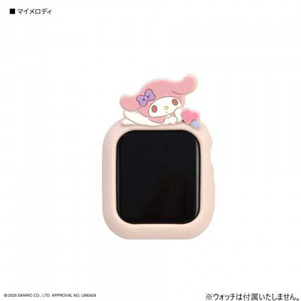 Apple Watch ケース 41mm 40mm 対応 サンリオ マイメロディ シリコン カバー アップルウォッチ 保護 傷防止 可愛い おしゃれ キャラクター ギフト プレゼント サンリオ正規ライセンス品