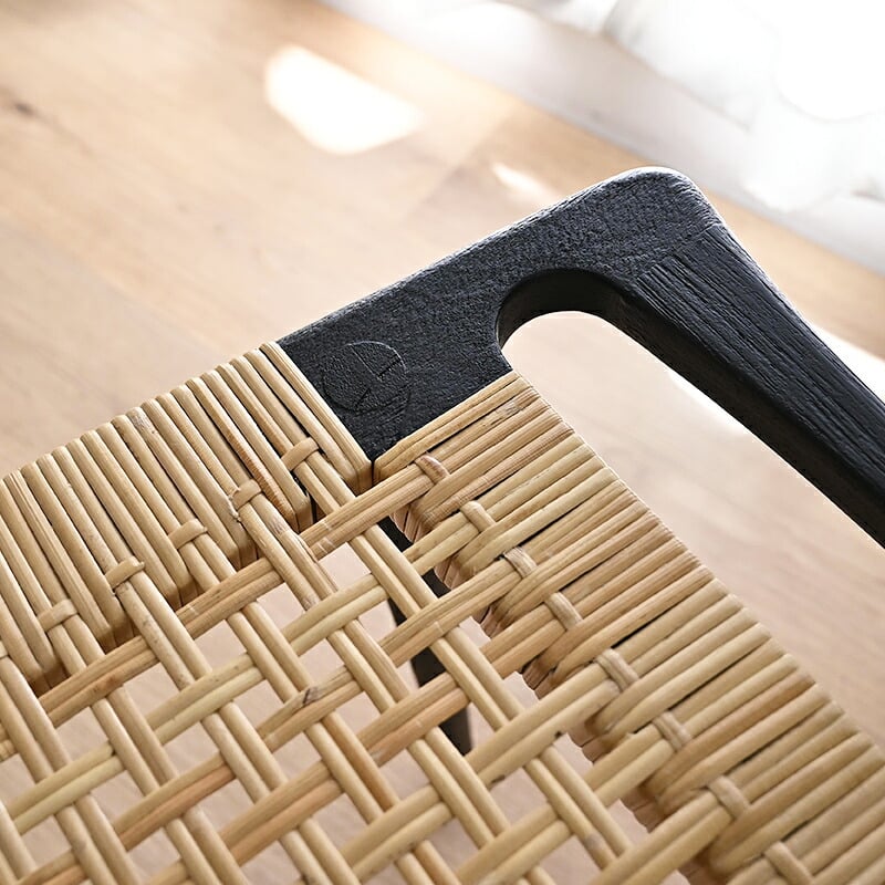 ダイニング家具 スツール 収納 木製 チーク 無垢材 ラタン 和モダン モダン おしゃれ バリ家具 リビング 玄関 ダイニングチェア 椅子 チェア 北欧 ジャパンディ ベンチ ナチュラル シンプル インテリア アジアン家具