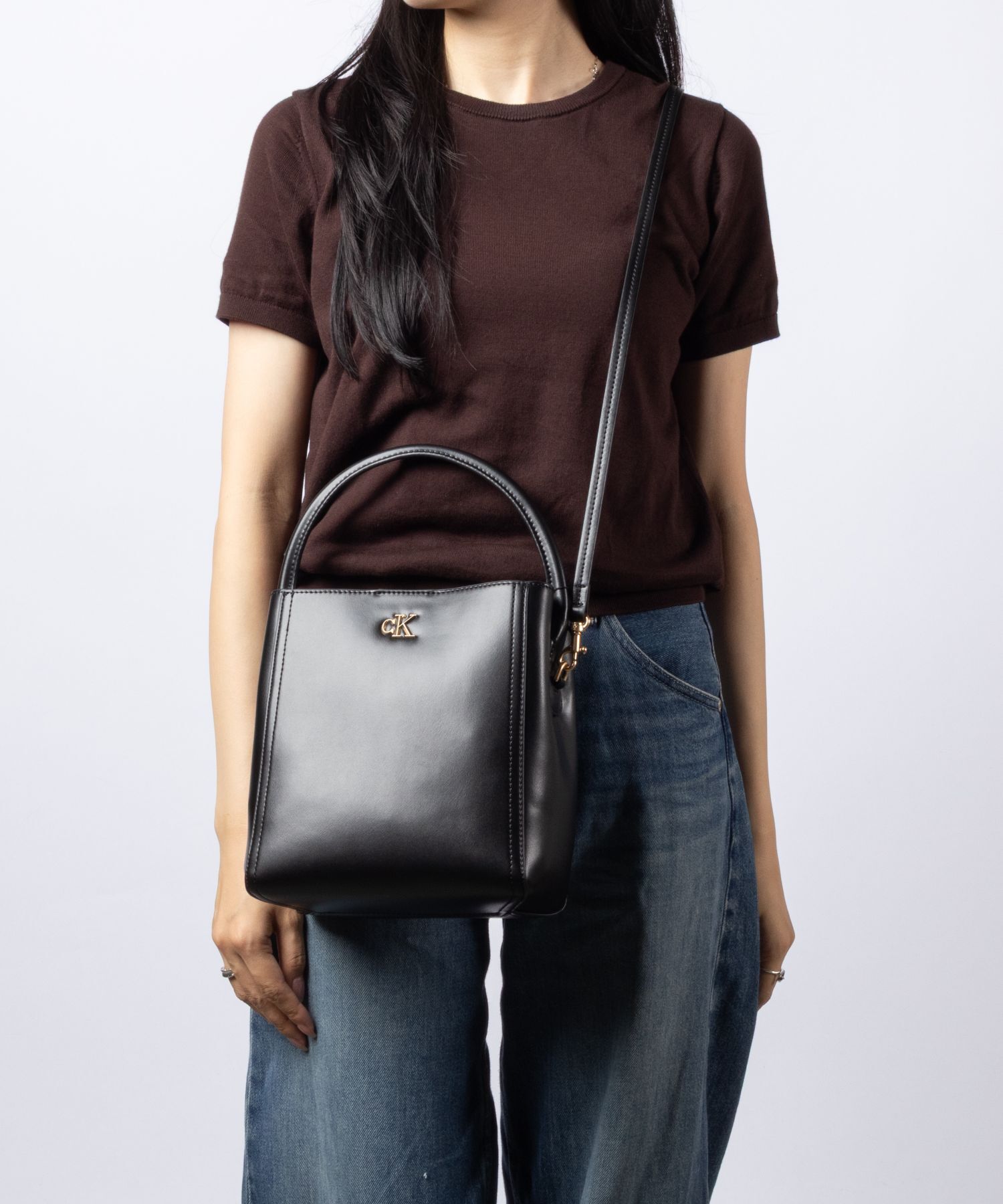 カルバンクライン Calvin Klein CK BUCKET WITH STRAP バケット ウィズ ストラップ LV04F3174G ハンドバッグ ショルダーバッグ 2wayバッグ レディース バッグ