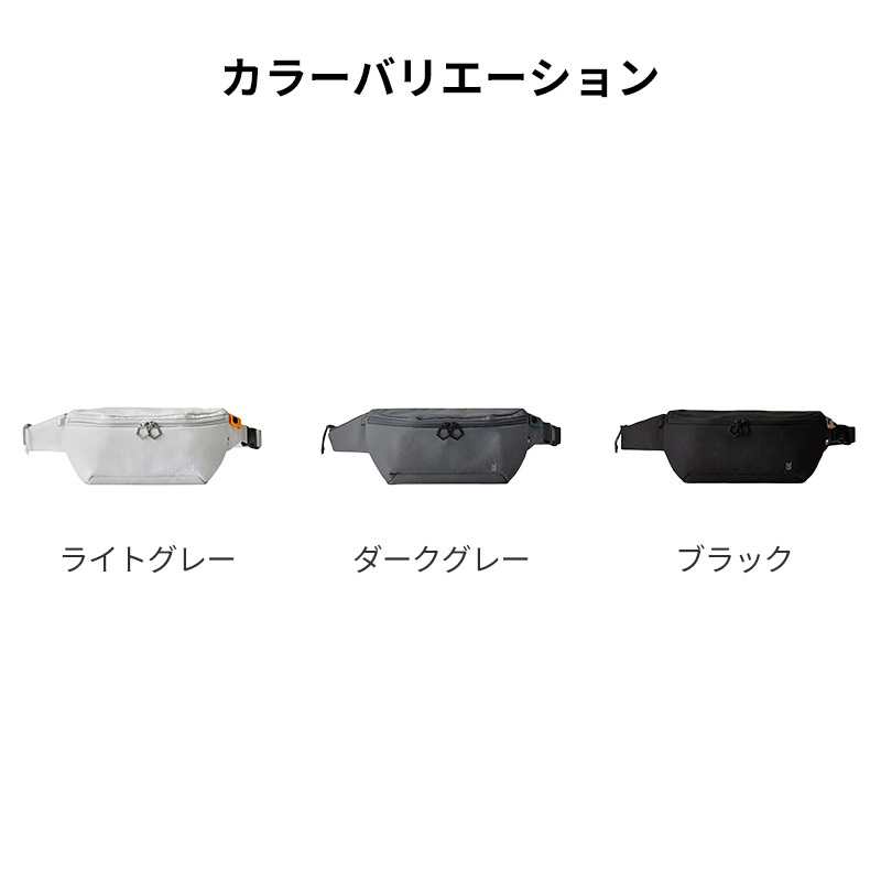 【正規販売】MILESTO ミレスト Hutte ヒュッテ MLS979 ボディバッグ ショルダーバッグ ウエストバッグ ウエストポーチ 旅行バッグ 軽量 旅行 海外旅行 ブラック グレー サコッシュ ギフト プレゼント メンズ レディース ブランド グッドデザイン賞 スポーティ 誕生日