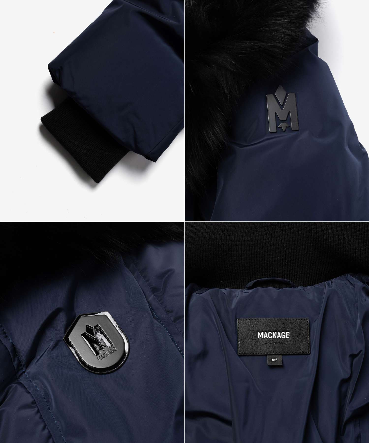 マッカージュ MACKAGE ADALI-BX HOODED DOWN COAT フーデッド ダウン コート ミドル丈 ダウンジャケット ファー レディース アウター