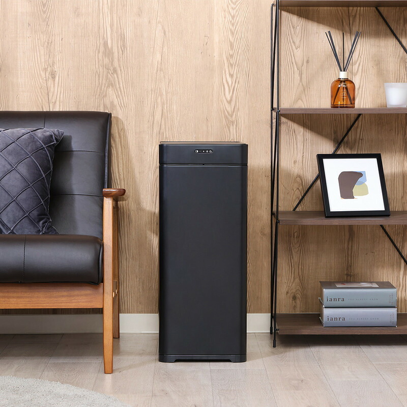 除菌消臭センサーダストボックス 45L ブラック・ホワイト 2色展開 収納ラック オープンラック シェルフ 整理棚 収納家具 おしゃれ シンプル 新生活 インテリア 不二貿易