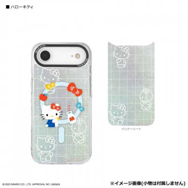 iPhone ケース ハローキティ MagSafe 対応 クリアケース サンリオ キャラクター グッズ スマホケース iPhone用 背面保護 TPU 耐衝撃 ストラップホール付き おしゃれ 可愛い サンリオ正規ライセンス品