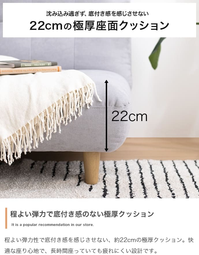 オットマン付き1人掛けソファ Moln モルン 幅76cm 座面高34cm ふわふわ もっちり クッション ポリエステル Sバネ ロータイプ コンパクト 一人暮らし ワンルーム リビング フロアソファ 足置き付き 組立式 パーソナルソファ 一人掛けソファ