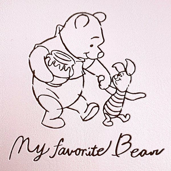 ディズニー くまのプーさん ミニラウンドポーチ ピンク ふんわりシリーズ ガジェットケース 幅13cm ディズニー ゛