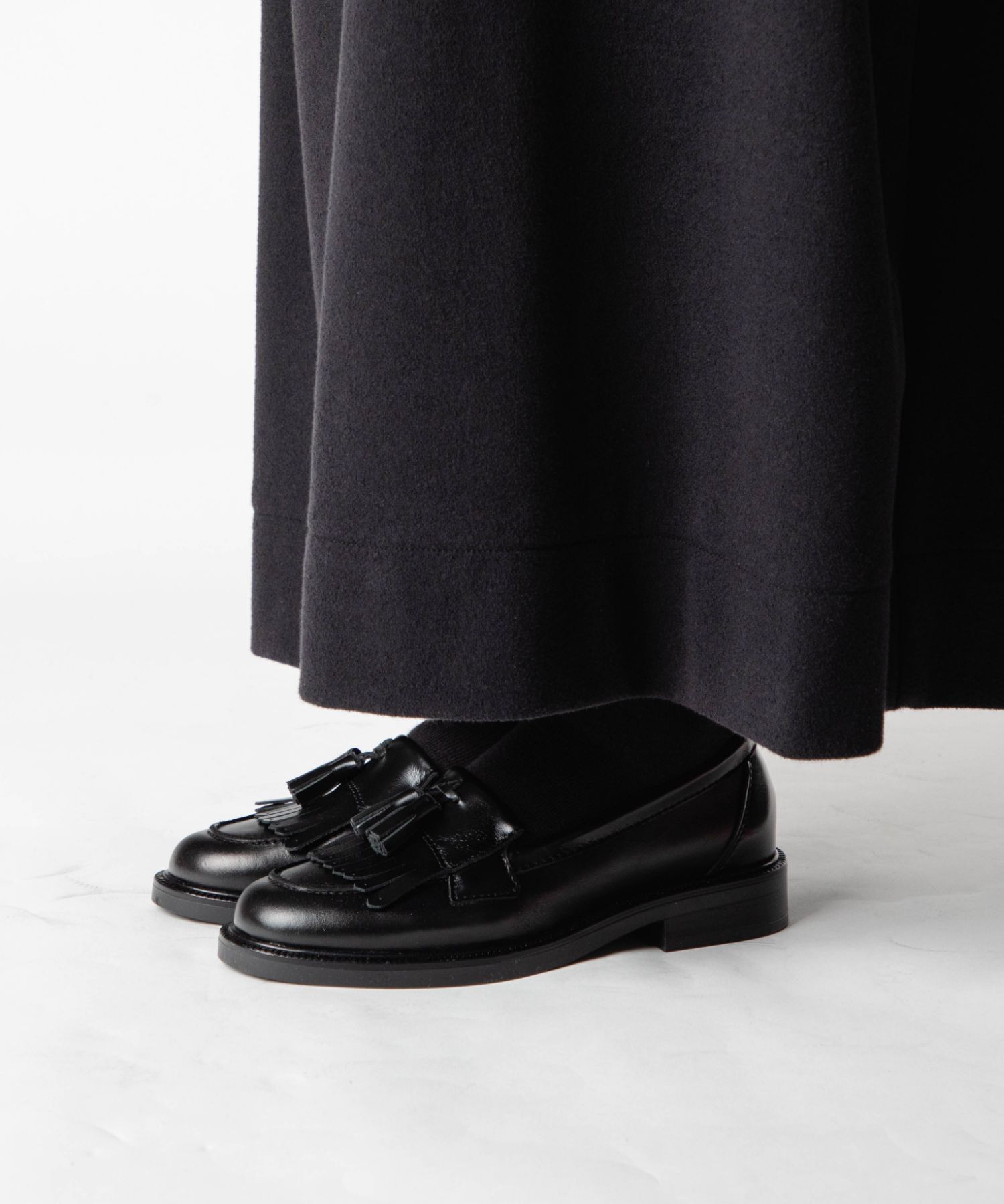 【正規品】 エネス ENESS KILT TASSEL LOAFERS キルト タッセル ST-4820 ローファー レザー レディース シューズ