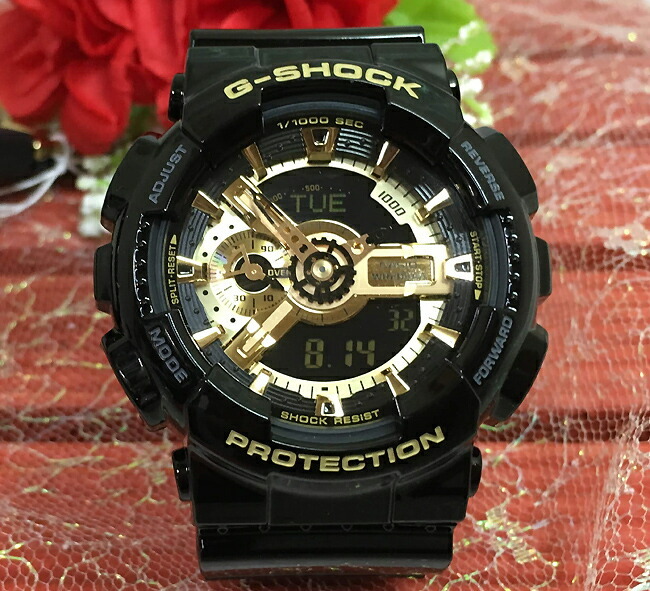 ペアウオッチ gショック恋人たちのGショック ペアウオッチ G-SHOCK   ペア腕時計 カシオ 2本セット gショック アナデジ GA-110GB-1AJF BG-169U-1CJF 人気  婚約　夫婦 高級　クリスマス プレゼント おすすめ 誕生日 御祝い還暦 銀婚式 結婚記念日 婚約