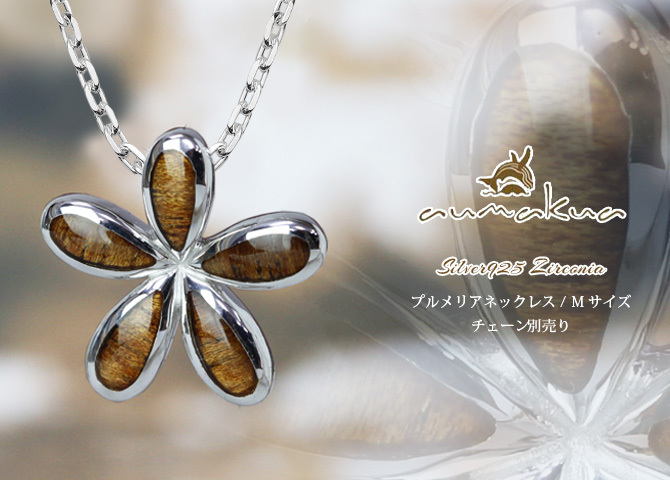 ハワイアンジュエリー コアウッド 刻印無料 ペンダントトップ Mサイズ シルバー925 ロジウムコーティング ネックレス チェーン別売 aumakua メンズ レディース 誕生日 プレゼント ハロウィン 【品番：033-61-03】