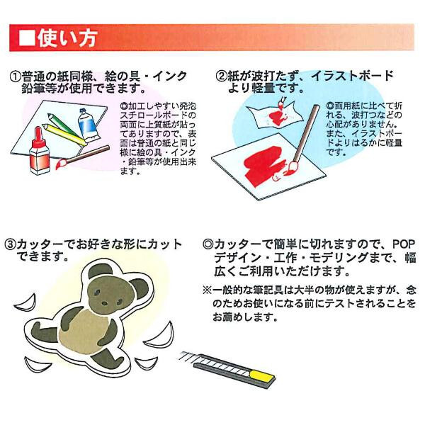 ARTE アルテ ポップコーア 5mm厚 A0サイズ 5枚入 841×1189mm デザインボード 両面紙貼り スチレンボード 模型 工作 立体造形 POP 展示パネル 建築模型 プレゼンボード 制作資材