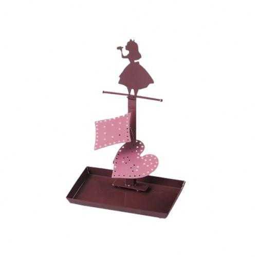 セトクラフト ディズニー アリス ピアススタンド ピアス収納 アクセサリースタンド おしゃれ シルエット スタンド 収納 卓上 インテリア 雑貨 オトナスタイル レッド ギフト プレゼント