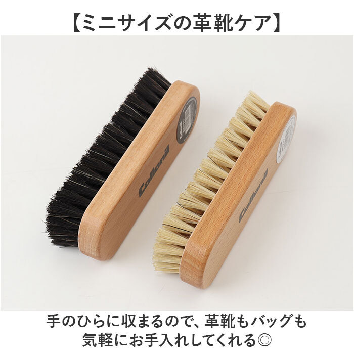 コロニルブラシ 通販 馬毛ブラシ小 豚毛ブラシ小 シューケア 革靴手入れ レザーメンテナンス ホコリ落としブラシ 汚れ落としブラシ ミニブラシ ドイツ製ブラシ スエード手入れ スニーカークリーニング 革バッグ手入れ 靴磨きブラシ プロ仕様ケア 革財布ケア