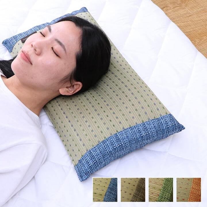枕 まくら い草 消臭 ごろ寝 抗菌防臭 シンプル 小林製薬コバガード使用 約50×30cm 抗菌防臭で清潔な い草まくら ピロー 枕寝具 寝具用品 寝室用 寝室用品 インテリア ポリプロピレン オレンジ グリーン ブラウン ブルー