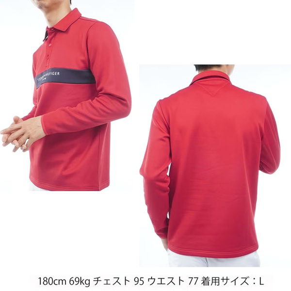 トミーヒルフィガー ゴルフ メンズ スムース裏起毛 長袖台衿付きシャツ TOMMY HILFIGER THMA683 2026年秋冬モデル お誕生日祝い お祝い 記念品 お父さん 父の日 彼氏 男性 30代 40代 50代 60代  還暦祝い 敬老の日 人気プレゼント プレゼント
