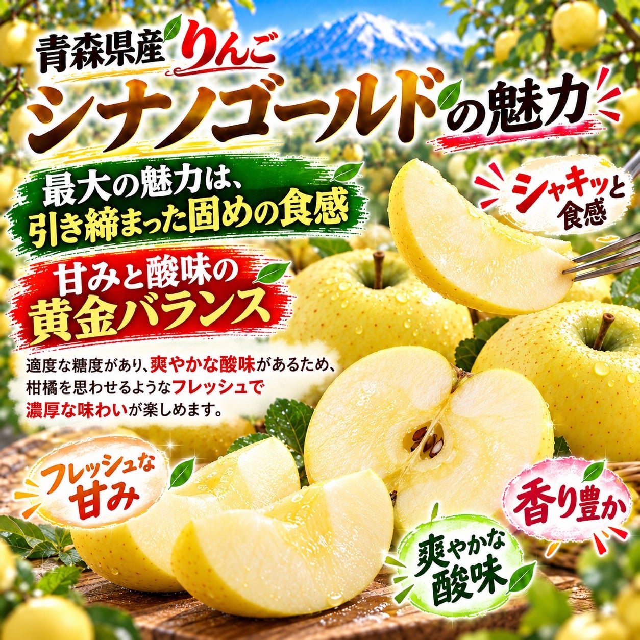 青森県産 りんご シナノゴールド 訳あり 10kg 送料無料！ - 【青い森の
