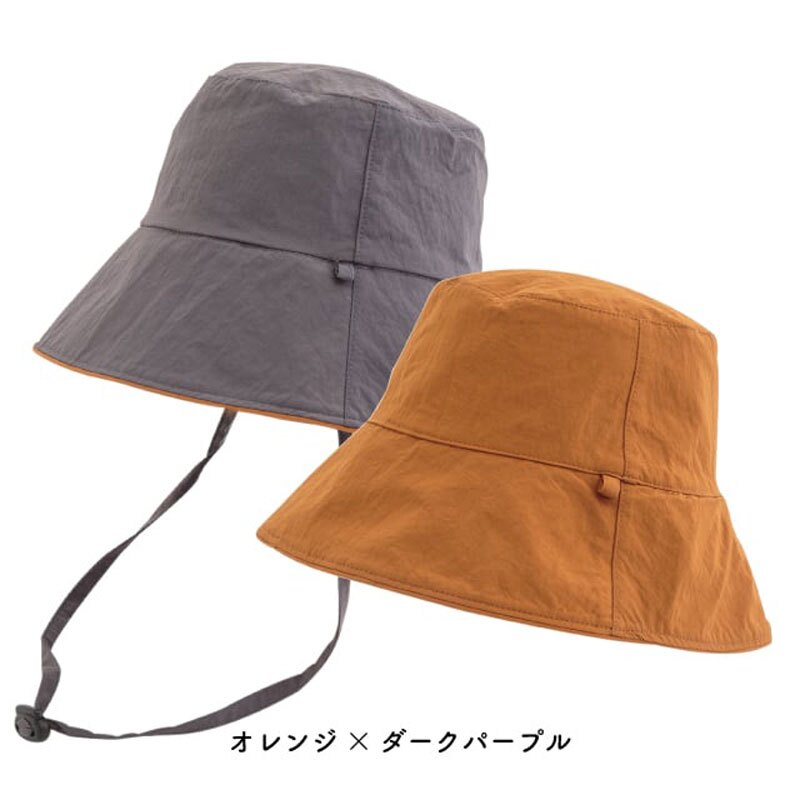 帽子 ハット UVカット リバーシブル 折りたたみ 登山 アウトドア 日よけ帽子 つば広 レディース 夏 春 秋 冬 UV 折りたたみ 紐付き 両面 おしゃれ 小顔効果 かわいい 旅行 無地 あご紐 自転車 紫外線カット 軽量