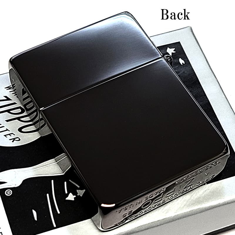 ZIPPO ライター 1935 クラシックロゴ ジッポ ブラックニッケル 黒 角型 外ヒンジ 3バレル エッチング彫刻 銀差し シンプル かっこいい 高級 ギフト メンズ プレゼント