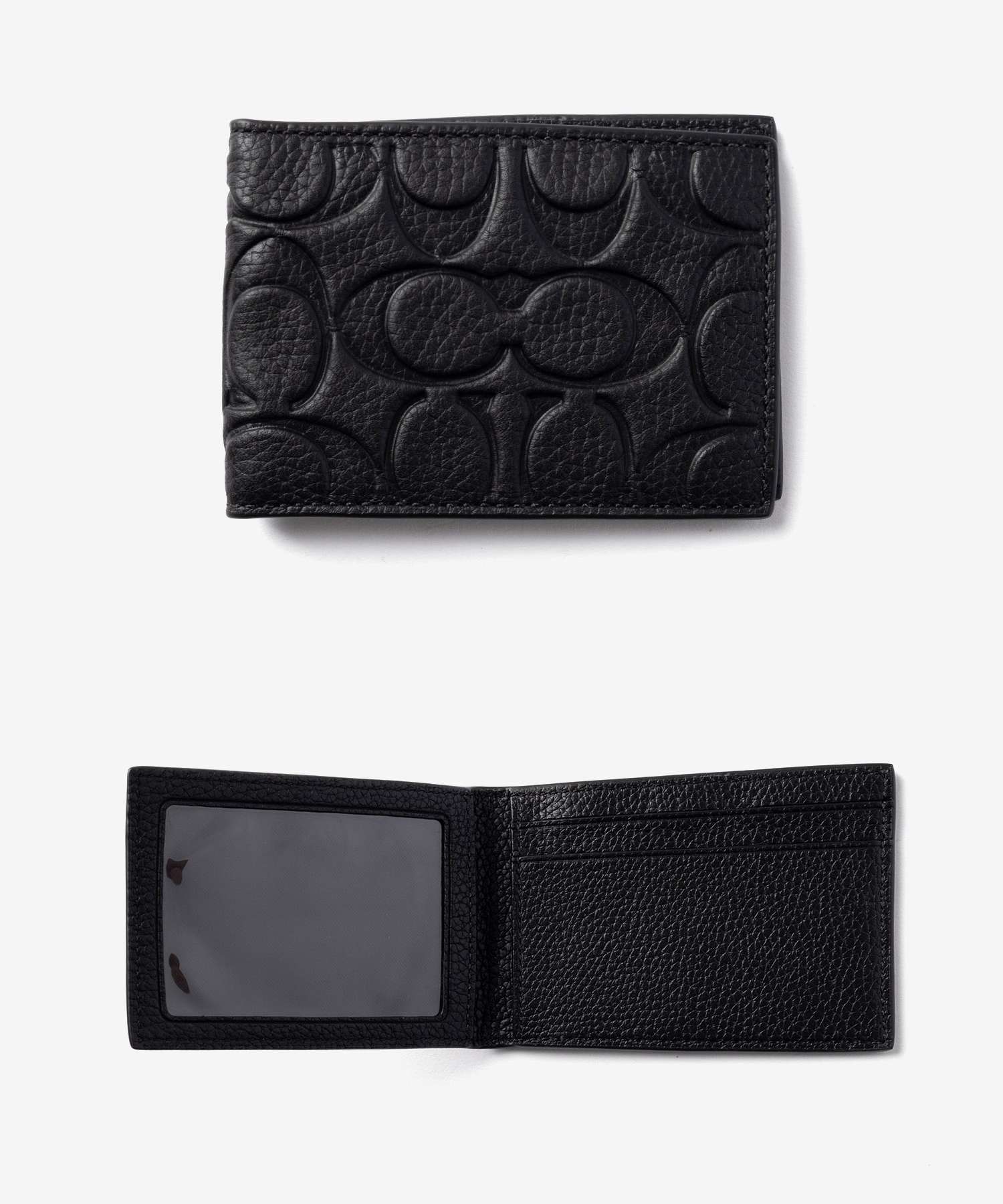 コーチ COACH 3-IN-1 WALLET C1231 シグネチャー 二つ折り財布 メンズ 財布