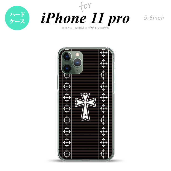 iPhone11Pro iPhone11 Pro スマホケース ハードケース ゴシック 黒 白 メンズ レディース nk-i11p-1011