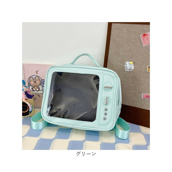 痛バッグ ぬいぐるみ 通販 透明バッグ 推し活グッズ ショルダーバッグ クリアケース マスコット収納 リュック ぬい撮り イベント用 かわいい レディース 痛ショルダー 見せバッグ オタ活バッグ ポーチ おしゃれ