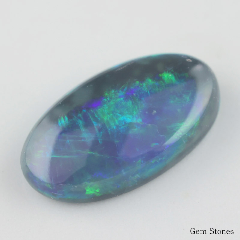 ブラックオパール 0.662ct ルース 裸石 宝石 イエロー グリーン レッド オレンジ ブラック オパール オーストラリア産  プレゼント 誕生石 10月 オリジナル ジュエリー コレクション