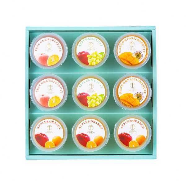 銀座千疋屋 銀座フルーツジュレ 9個入 ゼリー ギフト セット フルーツゼリー 果物 スイーツ お菓子 詰め合わせ 贈り物 お中元 お歳暮 内祝い 出産祝い 結婚祝い お供え お見舞い 高級 個包装 常温保存