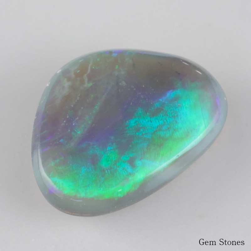ブラックオパール 1.183ct ルース 裸石 宝石 イエロー グリーン レッド オレンジ ブラック オパール オーストラリア産  プレゼント 誕生石 10月 オリジナル ジュエリー コレクション