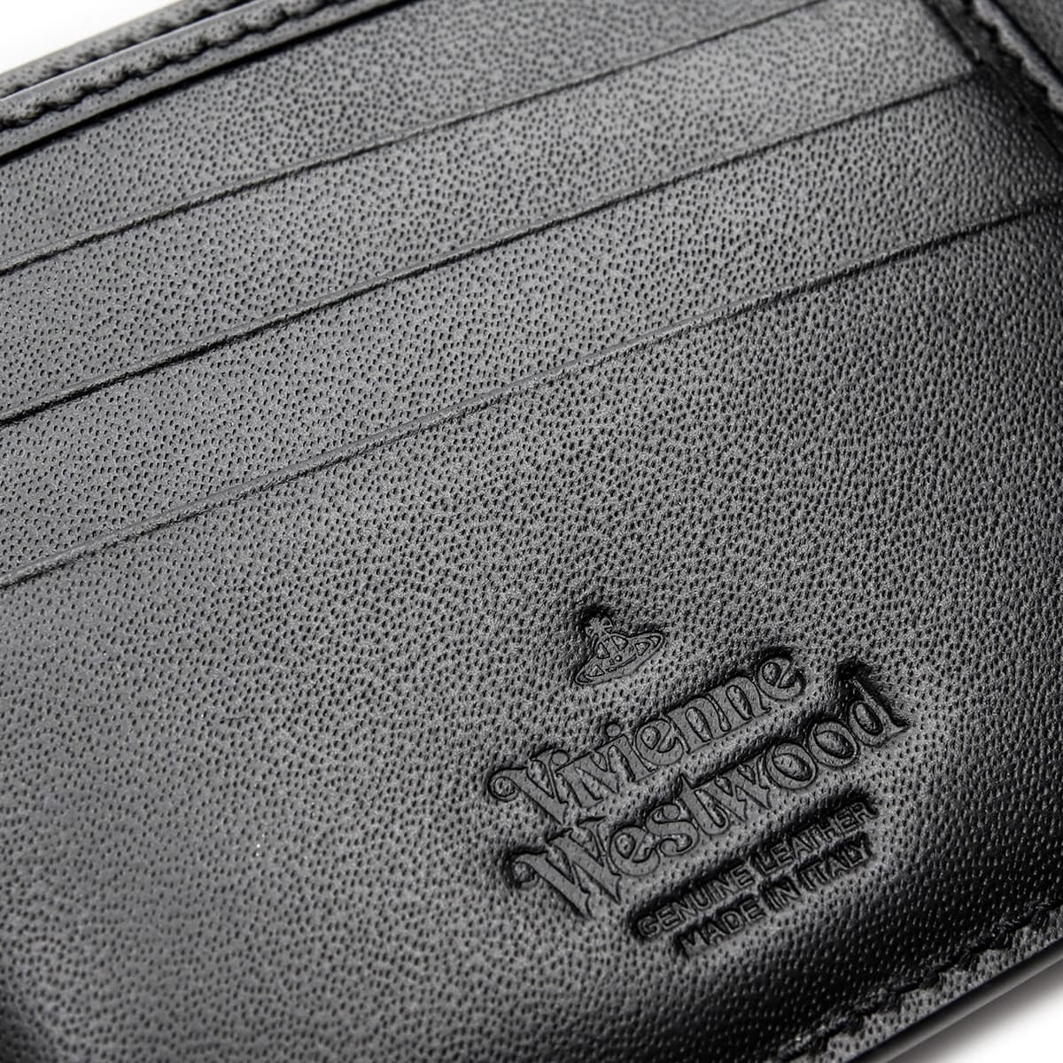 ヴィヴィアンウエストウッド Vivienne Westwood 二つ折り財布 サフィアーノ メンズ レディース ブラック 黒 オーブ 小銭入れなし 札入れ カード入れ SAFFIANO MAN BILLFOLD 51120008 L001N N402