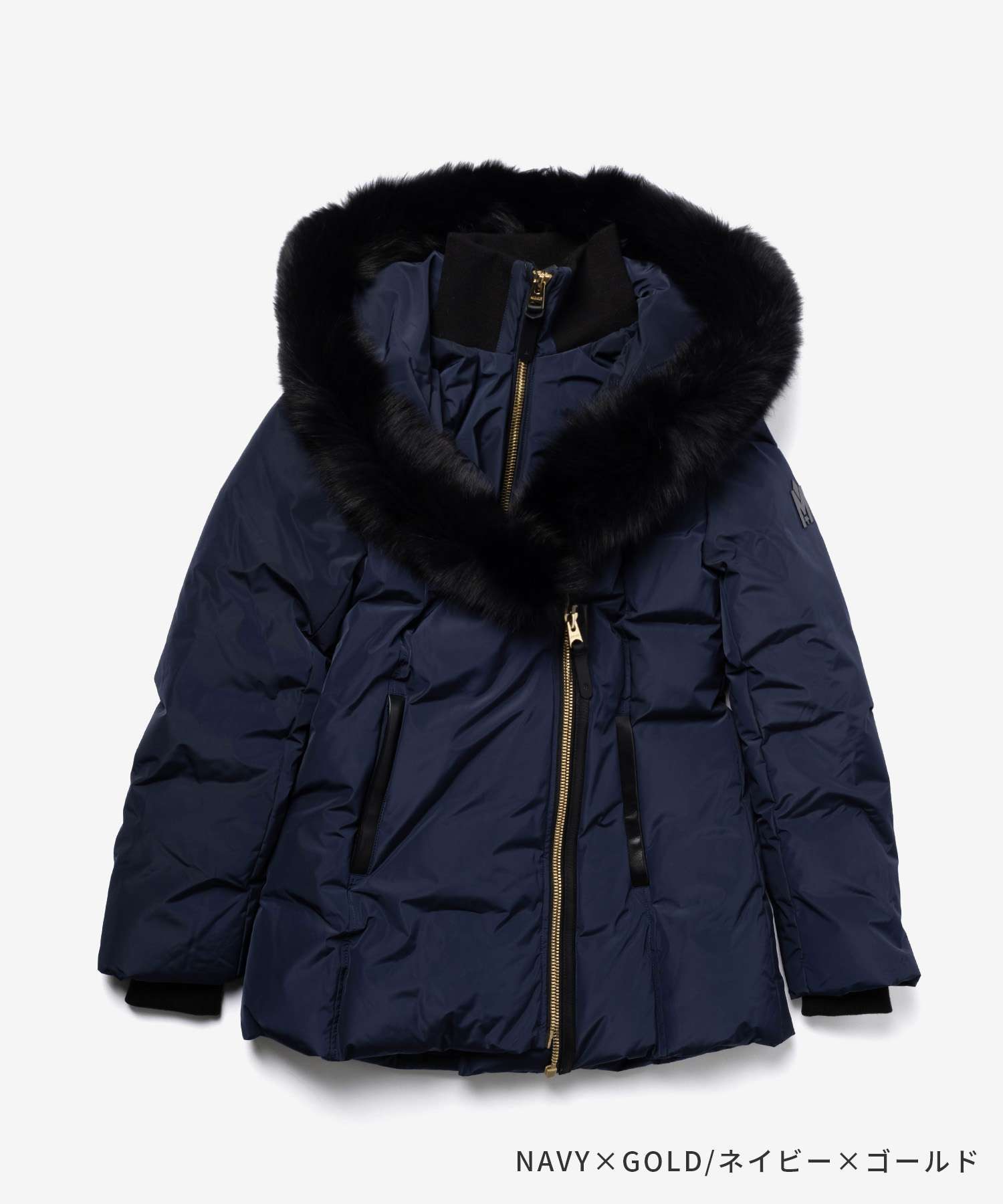 マッカージュ MACKAGE ADALI-BX HOODED DOWN COAT フーデッド ダウン コート ミドル丈 ダウンジャケット ファー レディース アウター