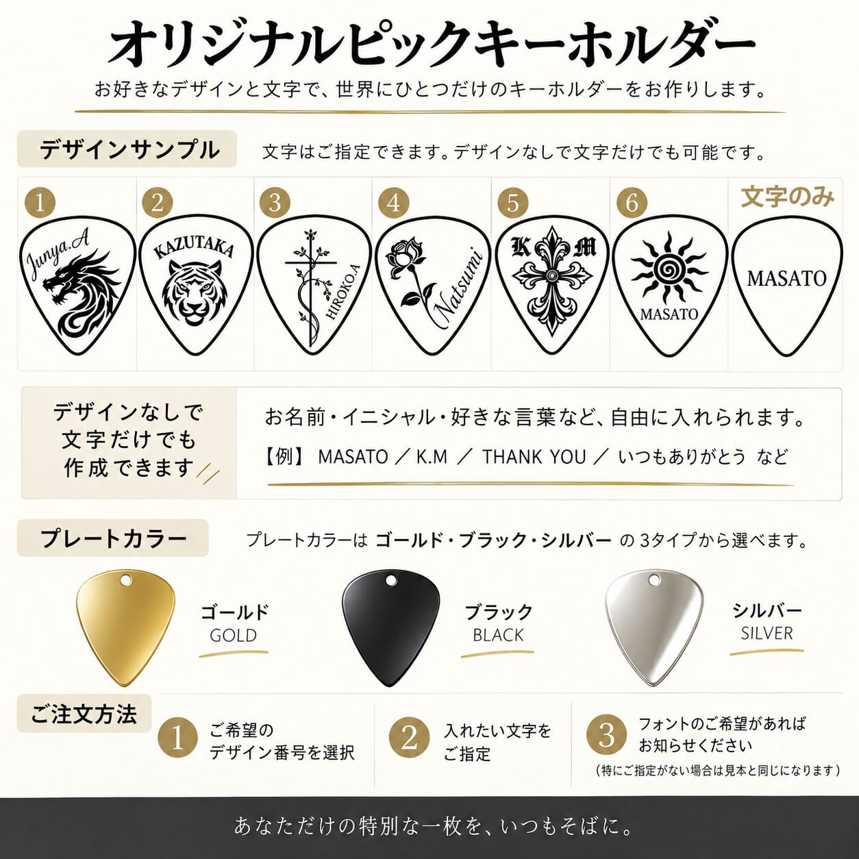退職 異動 名入れ ギフト MXX キーホルダー オリジナルギターピックキーリング ギフトBOX入り / プレゼント ギフト 記念 誕生日 祝い バンド 音楽