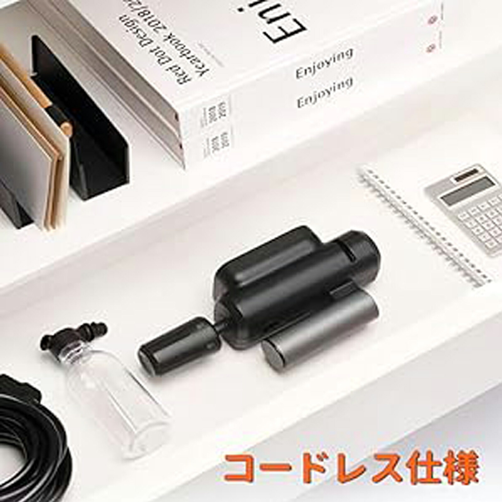 【熨斗対応】コードレス 高圧洗浄機 折りたたみ式 充電式 5段階噴射 5mホース 軽量 約866g 洗車 掃除 コンパクト ギフト 敬老の日 新築祝い プレゼント