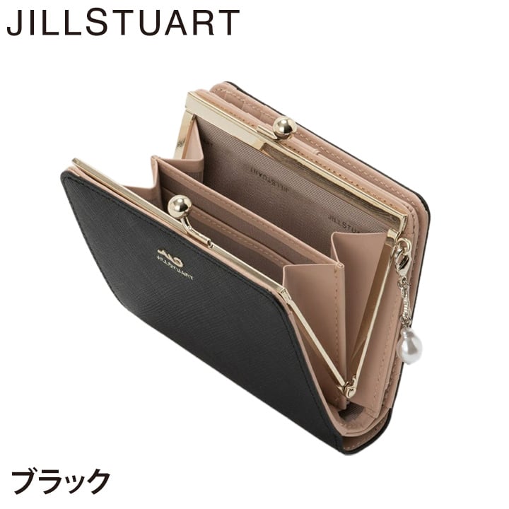 ジル スチュアート 財布 二つ折り レディース 牛革 グローリア 口金 リボン ギフト JILL STUART