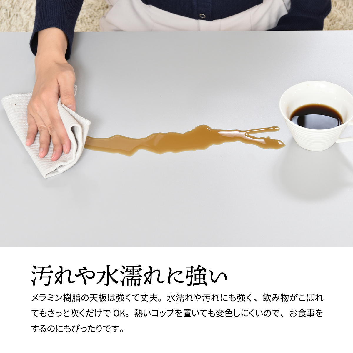 Noko　フォールディングテーブル NKTB0259 折り畳みテーブル