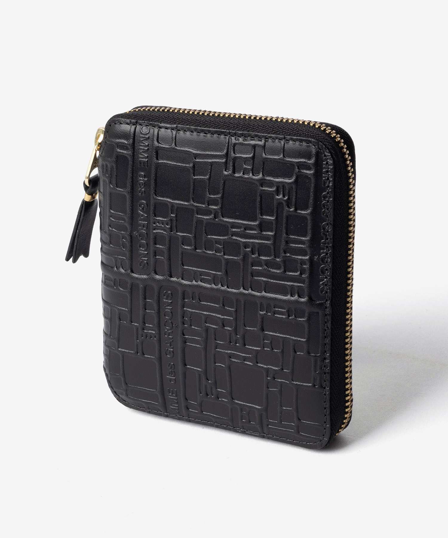コムデギャルソン COMME DES GARCONS EMBOSSED LOGOTYPE エンボス ロゴタイプ Bifold Wallet 二つ折り財布 SA2100EL ユニセックス 財布