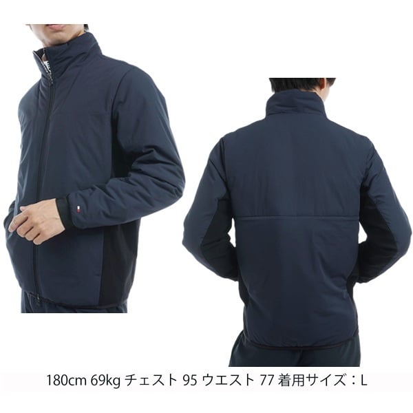 トミーヒルフィガー ゴルフ メンズ アクションプリーツ ハイブリッド中綿ジャケット TOMMY HILFIGER GOLF THMA488 秋冬モデル お誕生日祝い お祝い 記念品 お父さん 父の日 彼氏 男性 30代 40代 50代 60代  還暦祝い 敬老の日 人気プレゼント プレゼント