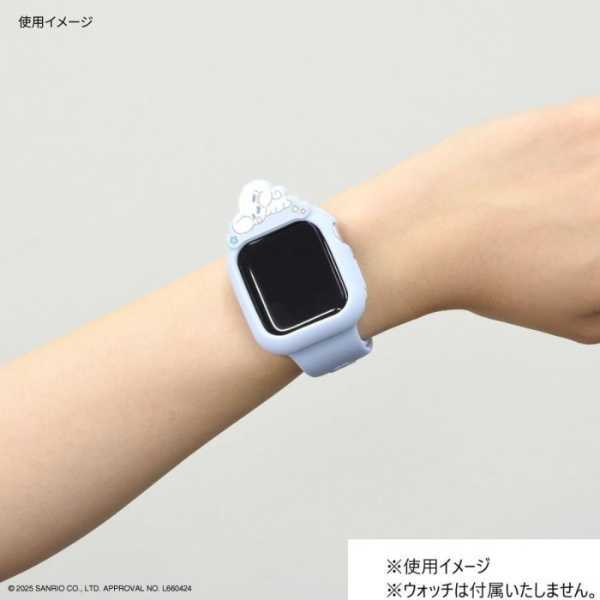 Apple Watch ケース 41mm 40mm シナモロール サンリオ キャラクターズ シリコン カバー アップルウォッチ 保護 傷防止 耐衝撃 おしゃれ かわいい レディース メンズ グッズ サンリオ正規ライセンス品