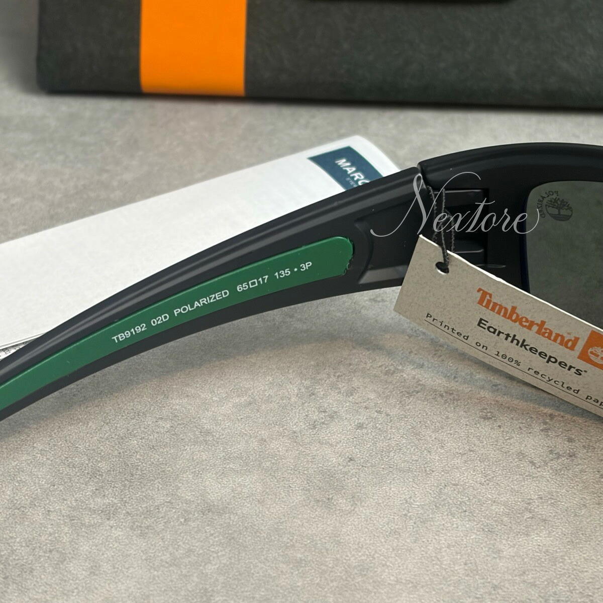 【中古】【海外直輸入USED品】【新古品・未使用品】Timberland ティンバーランド TB9192 02D マットブラック グリーンラバー 偏光レンズ ラップスタイル サングラス メガネ 眼鏡 スポーツ・アウトドア向け