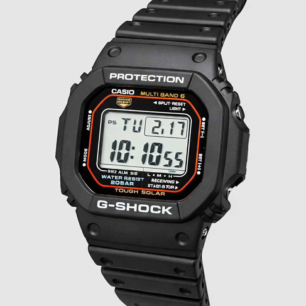 【レビューで延長保証 11年】カシオ CASIO G-SHOCK G-ショック 電波ソーラー  GW-M5610U-1 DIGITAL 5600 SERIES ブラック メンズ デジタル 腕時計 ギフト プレゼント【海外正規品】送料無料