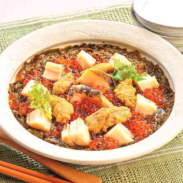 三陸海鮮料理 中村家 岩手丸 350g 海鮮漬け 海鮮丼 具材 いくら ウニ ホタテ あわび めかぶ 詰め合わせ ギフト プレゼント お祝い お取り寄せ グルメ 海鮮ギフト 贈り物 冷凍