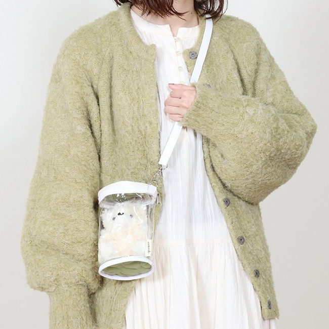 推し活 ぬいぐるみクリアバッグ[ぬいぐるみ 収納 ぬいポーチ 推し ぬいバッグ 小さめ ショルダー ポーチ クリア バッグ かわいい バッグポーチ クリアポーチ クリアケース 透明 デコ 通勤 通学 可愛い おしゃれ 推し活グッズ]