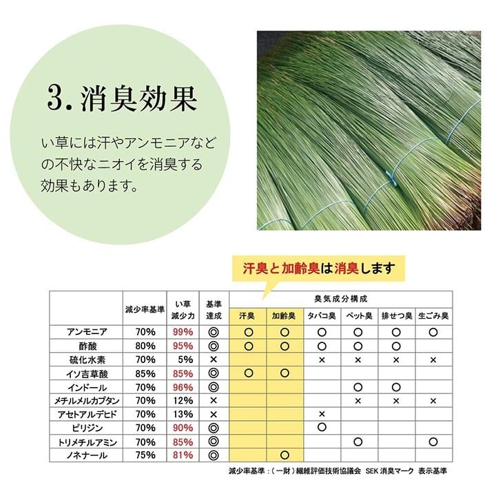 夏ラグ 夏用カーペット 日本製 国産 純国産 沖縄ビーグ ラグ い草 約191×191cm (裏:不織布）