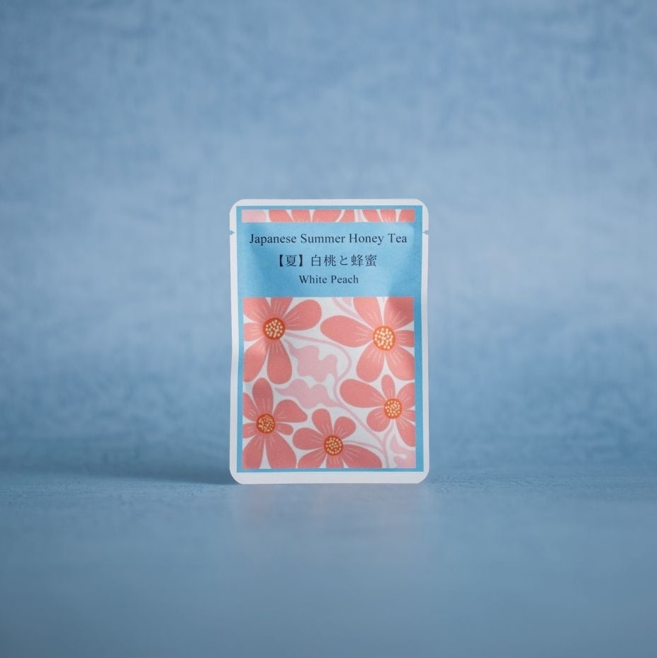 瑠璃の華 四季の蜂蜜紅茶（4種セット）ギフト 春｜瀬戸内れもんと蜂蜜 夏｜白桃と蜂蜜 秋｜生姜と蜂蜜 冬｜苺と蜂蜜