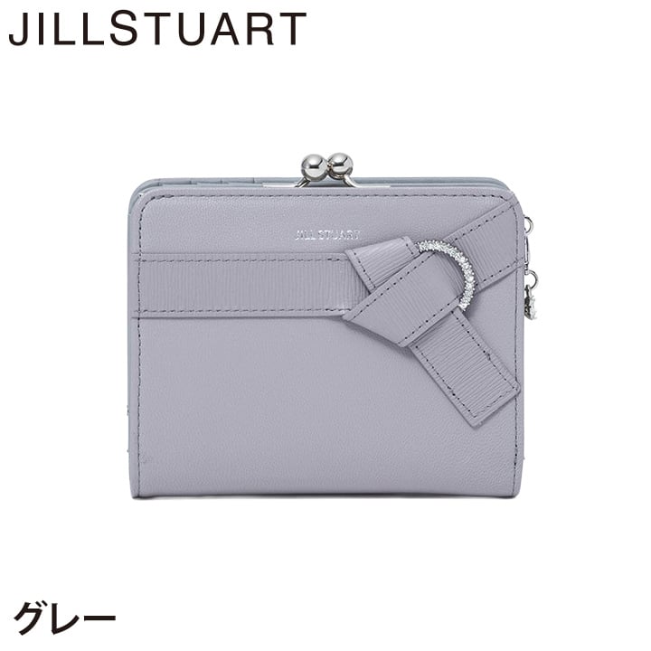 ジル スチュアート 財布 二つ折り レディース 山羊革 牛革 インプルーブ 口金 ギフト JILL STUART