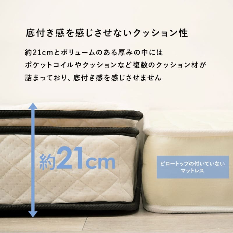 ベッド 寝具 ポケットコイルマットレス 幅80cm 奥行き180cm 高さ46cm マットレス付き すのこ セミシングルショート 収納 マットレス ロータイプ ハイタイプ 頑丈 寝室 下収納 シンプル