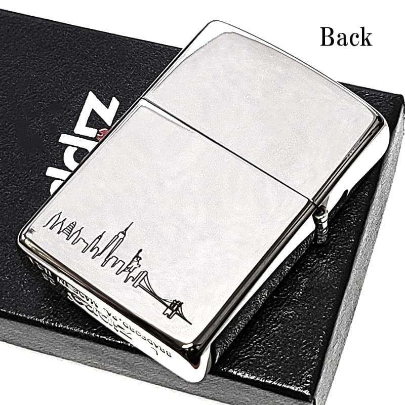 ZIPPO ニューヨーク 自転車 ジッポ ライター かわいい ブルー 重厚立体メタル 両面加工 シルバー おしゃれ 女性 NEW YORK アメリカ FOOD LOVER CLUB おしゃれ 銀 彫刻 レディース ギフト メンズ プレゼント