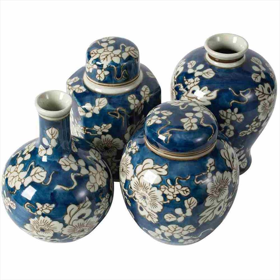 クラシックモダン 花瓶4ST 陶器