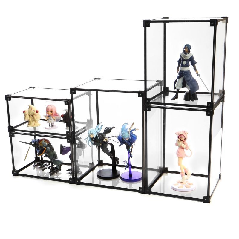 【人気サイズ・組立式】アクリル ディスプレイケース コレクションケース 透明 フィギュア アクスタ ぬいぐるみ スニーカー 推し活 収納