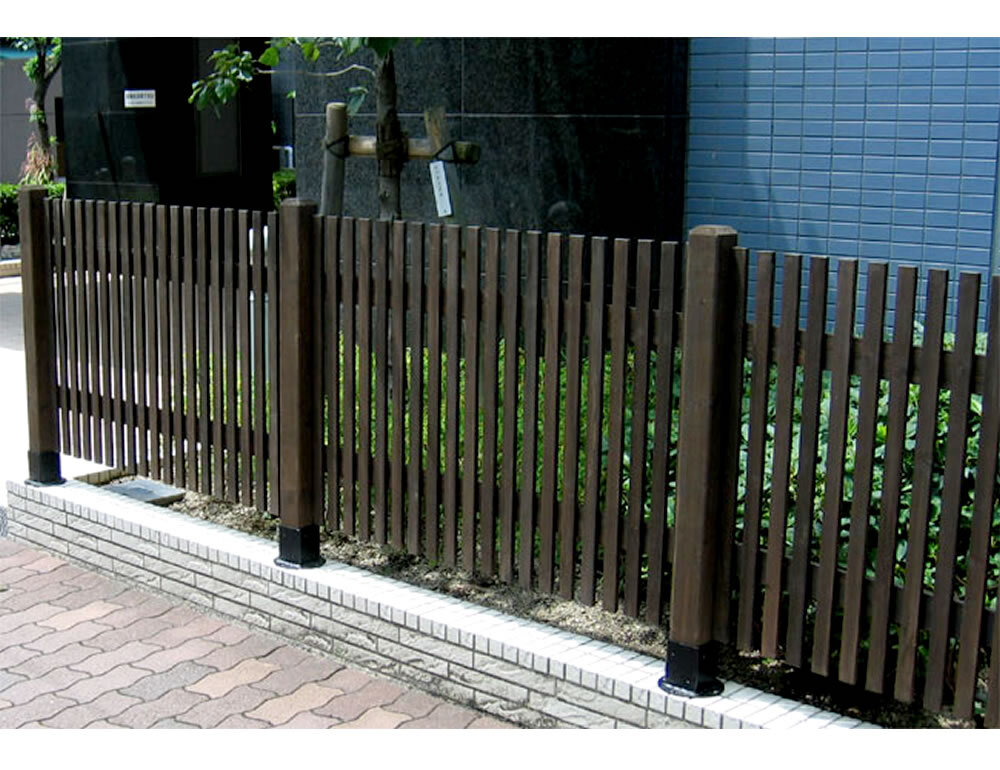 ガーデン エクステリア 平地用支柱固定金具 4個 S-HBN72-4P