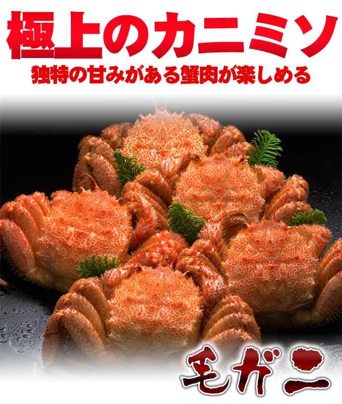 毛ガニ 訳あり ボイル 毛ガニ 2kg詰 送料無料 ※沖縄は送料別途加算