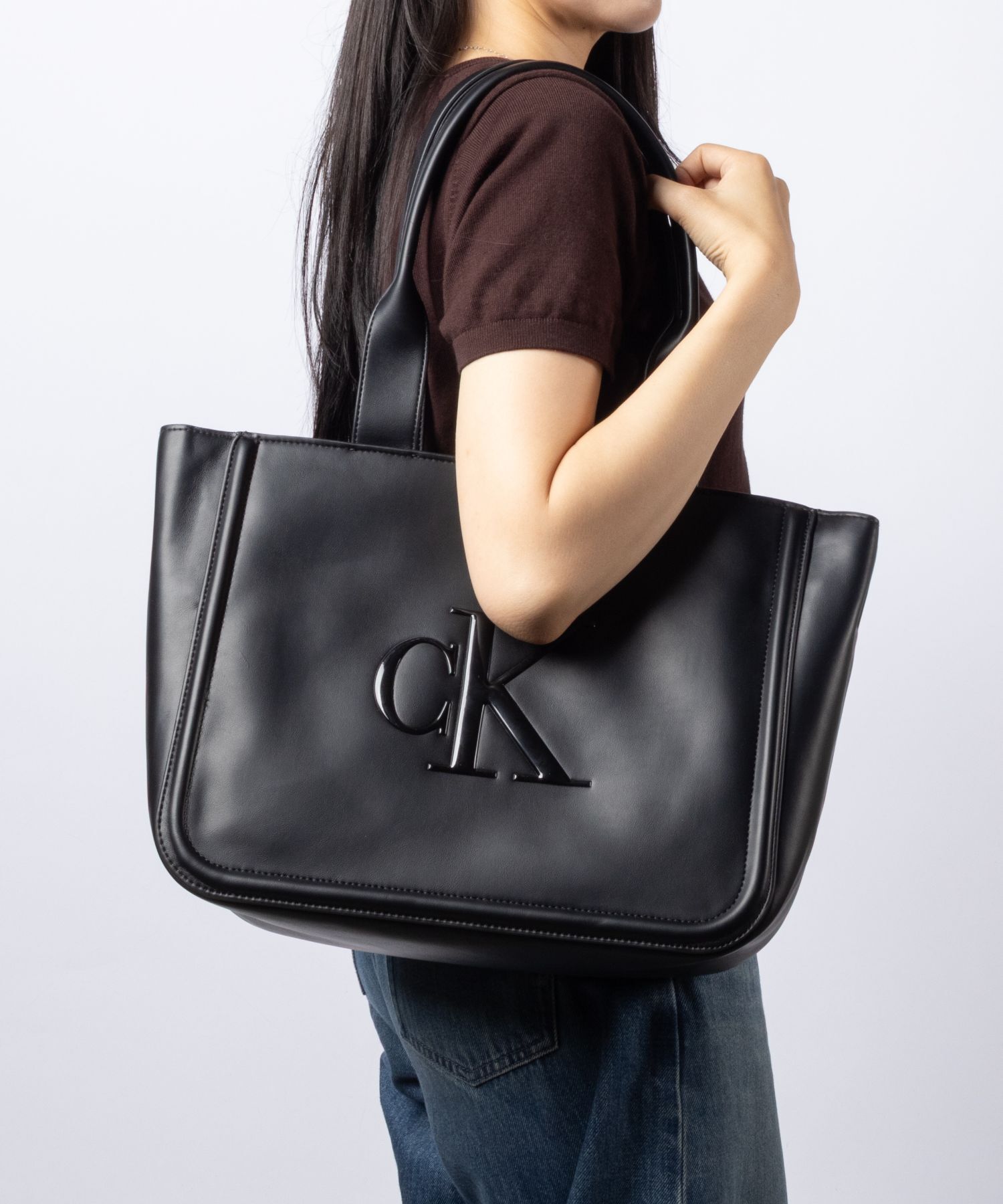 カルバンクライン Calvin Klein BOLD CK MEDIUM TOTE ボールド ミディアム トート LV04F3218G トートバッグ レディース バッグ