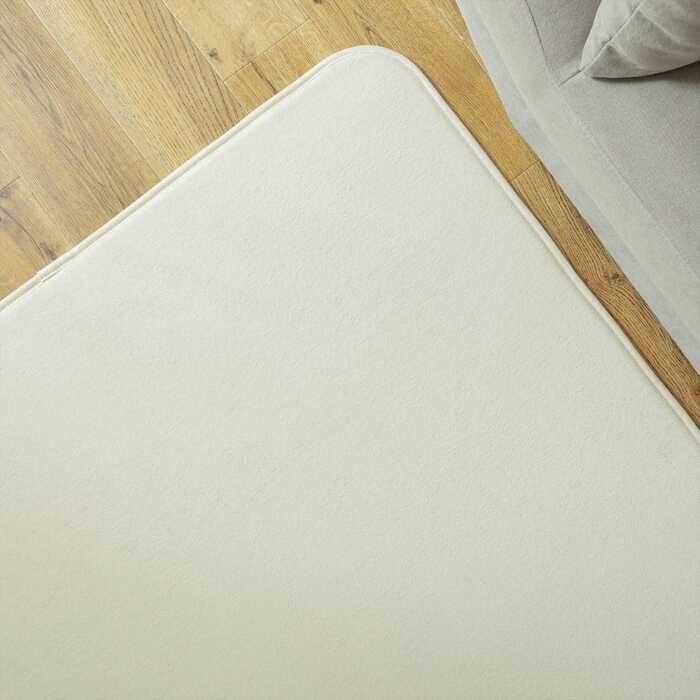 ラグ カーペット クッションマット マット 120×170cm ピタリ すべり止め 下敷き 滑り止め 手洗い 防音マット 防音 防ダニ加工 ホット 対応 床暖房対応 ウレタン入り下敷き 保温性 下 絨毯下 便利 無地 ホワイト オールシーズン